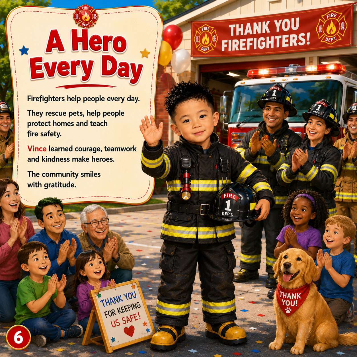 The Brave Firefighter