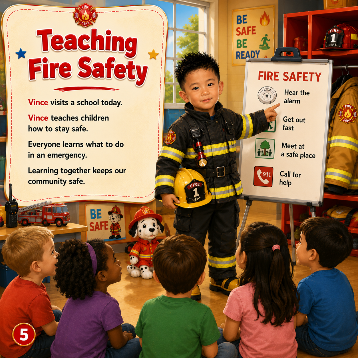 The Brave Firefighter