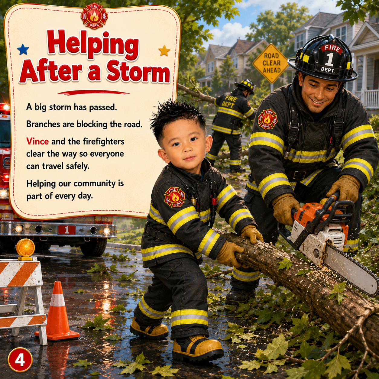 The Brave Firefighter