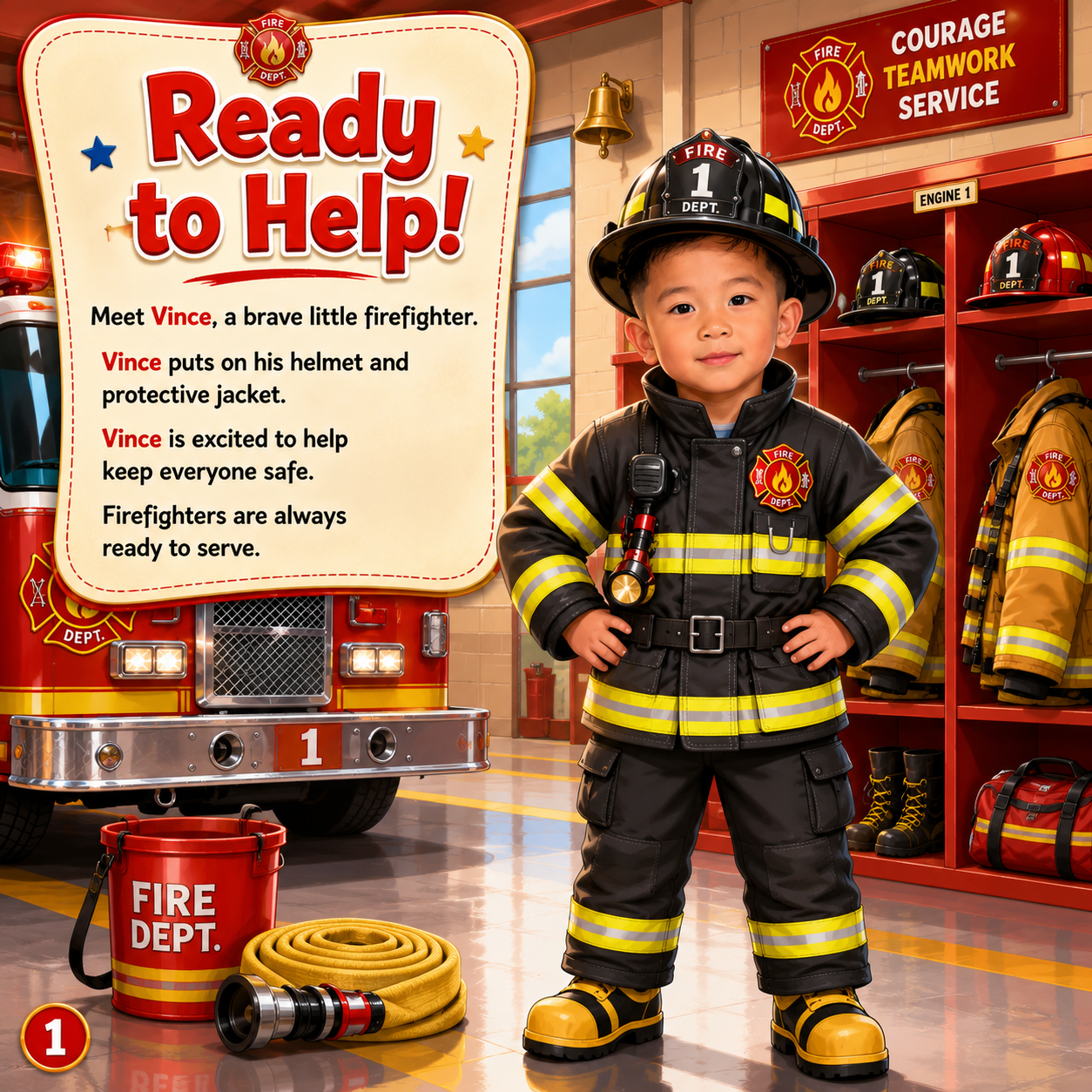 The Brave Firefighter