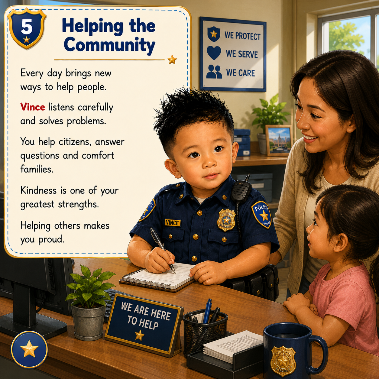 The Strong Police Officer