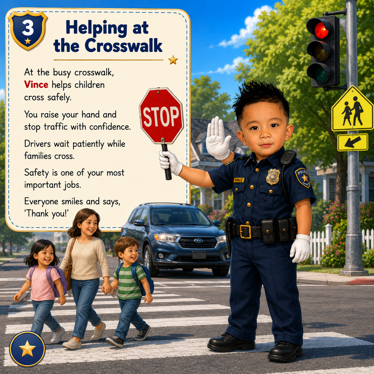 The Strong Police Officer