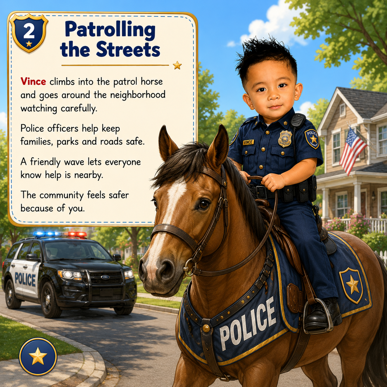 The Strong Police Officer