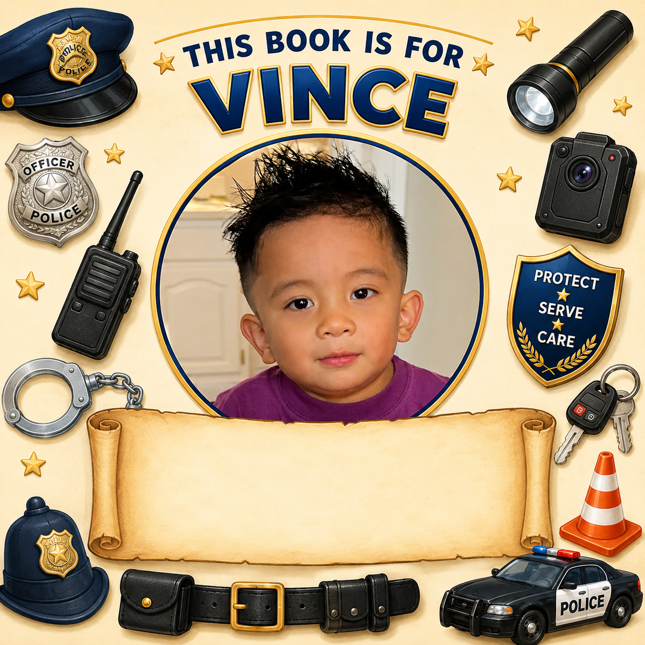 The Strong Police Officer